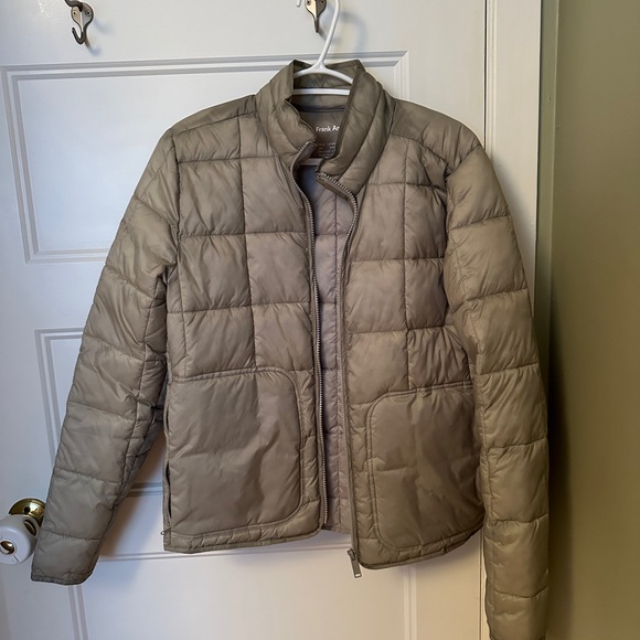 Frank And Oak Puffer Jacket in light gray - Medium - Picture 2 of 7
